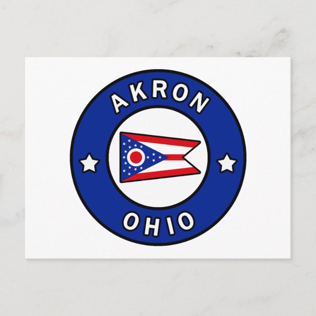 Carte Postale Akron Ohio (Devant)