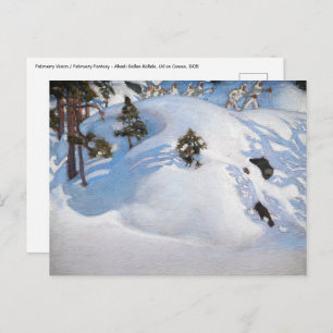 Carte Postale Akseli Gallen-Kallela - Février Vision