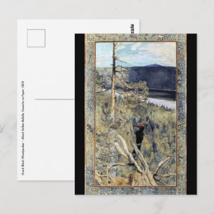 Carte Postale Akseli Gallen-Kallela - Grand pic noir