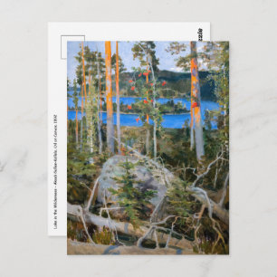 Carte Postale Akseli Gallen-Kallela - Lac dans le désert