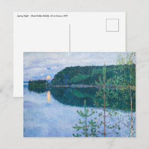 Carte Postale Akseli Gallen-Kallela - Nuit du printemps