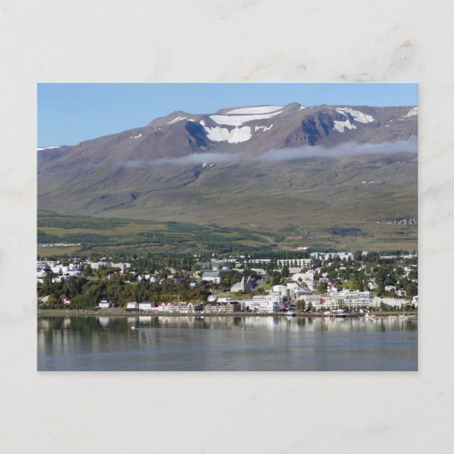 Carte Postale Akureyri, Islande, Panorama (Devant)