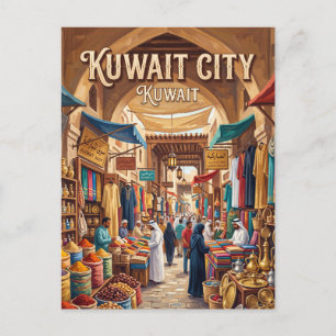 Carte Postale Al-Mubarakiya Souq Koweït City