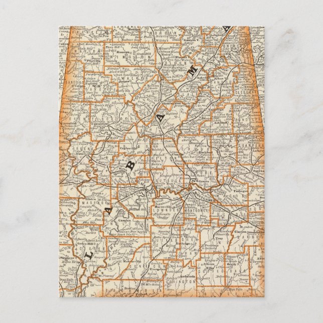 Carte Postale Alabama 4 (Devant)