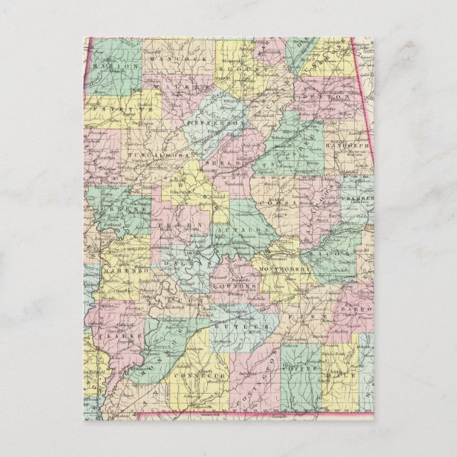 Carte Postale Alabama 5 (Devant)