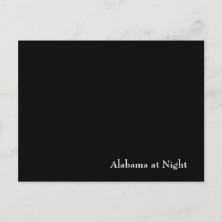 Carte Postale Alabama à la nuit