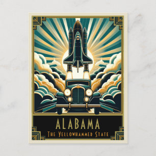Carte Postale Alabama   Art déco