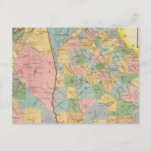 Carte Postale Alabama, Géorgie