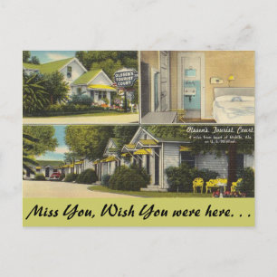 Carte Postale Alabama, le tribunal de tourisme d'Olssen