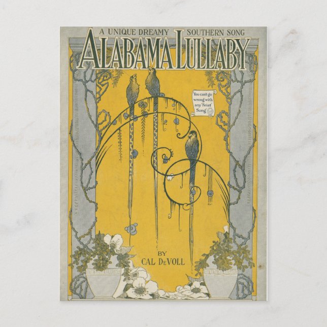 Carte postale Alabama Lullaby (Devant)