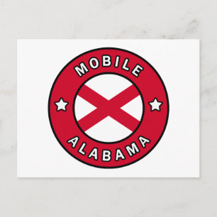 Carte Postale Alabama mobile