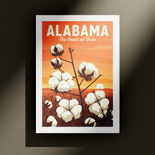 Carte Postale Alabama vintage