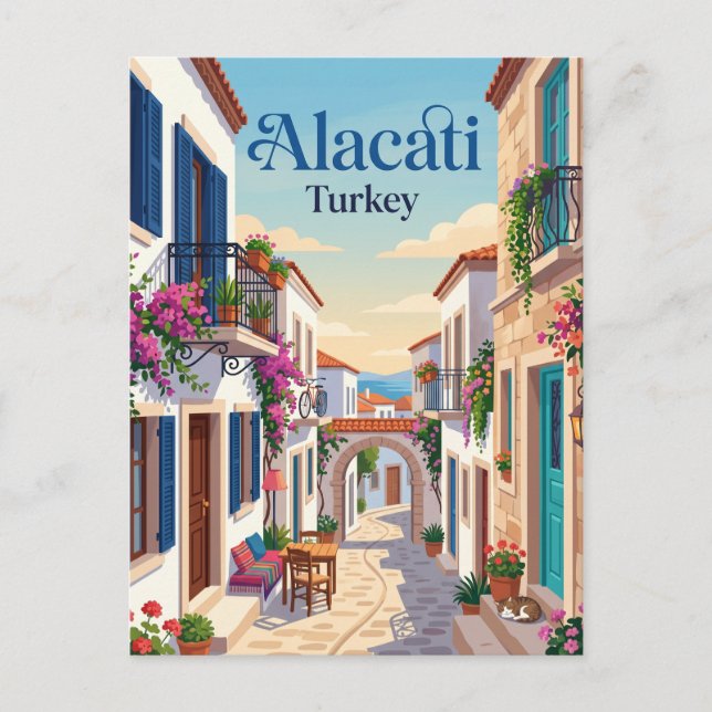 Carte Postale Alacati Turquie (Devant)