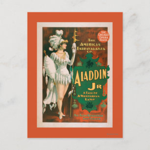 Carte Postale Aladdin Jr. Conte d'un merveilleux théâtre de lamp