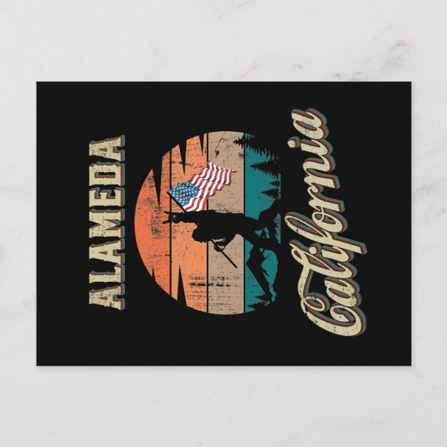 Carte Postale Alameda Californie (Devant)