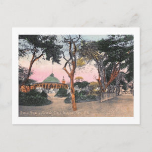 Carte Postale Alameda Plaza, Ponce, Porto Rico Vintage