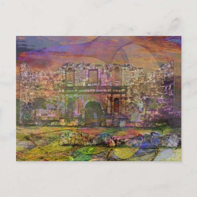 Carte Postale Alamo - Après La Chute (Devant)