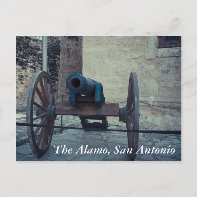 Carte Postale Alamo, San Antonio, Texas (Devant)