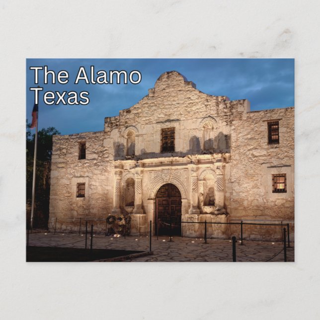 Carte postale Alamo Texas (Devant)