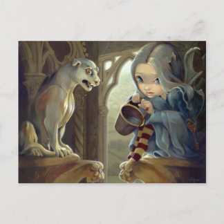 Carte postale "Alannah et Gargoyle"