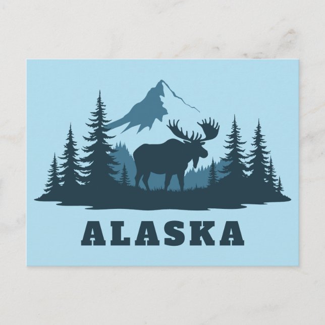 CARTE POSTALE ALASKA (Devant)