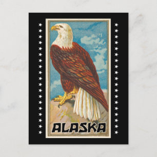 Carte Postale Alaska - Aigle Vintage