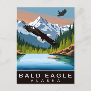 Carte Postale Alaska, Aigle, Voyage