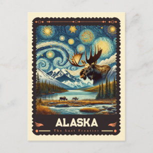 Carte Postale Alaska   Inspiré de Vincent Van Gogh