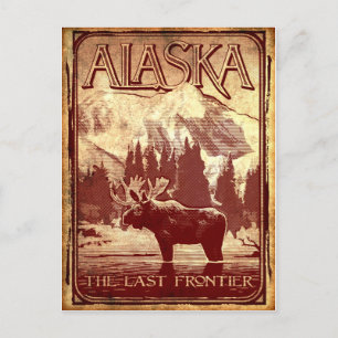 Carte Postale Alaska - la dernière frontière