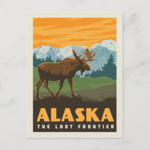 Carte Postale Alaska Le Dernier Front - Moose