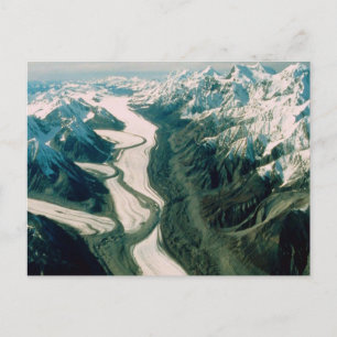 Carte Postale Alaska Mountain Range-Vue aérienne