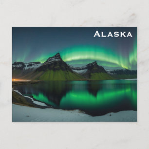 Carte Postale Alaska Northern Lights Photo Voyage