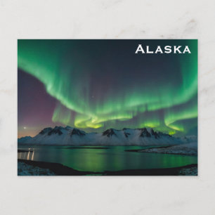 Carte Postale Alaska Northern Lights Photo Voyage