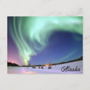 Carte Postale Alaska Northern Lights Photo Voyage