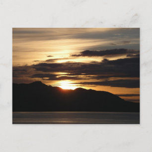 Carte Postale Alaskan Sunset III Belle photographie de l'Alaska