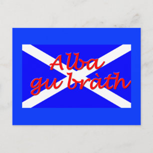 Carte postale "Alba gu brath"