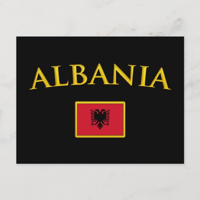 Carte Postale Albanie d'or (Devant)