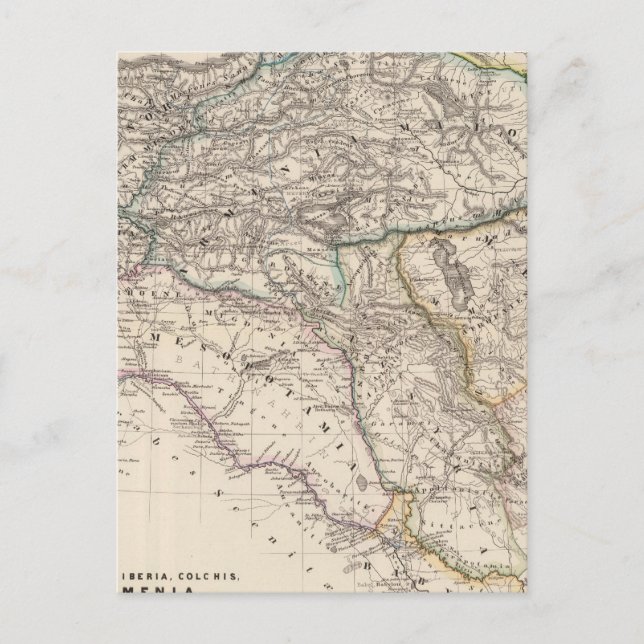 Carte Postale Albanie, Ibérie, Colchis, Arménie, Mésopotamie (Devant)