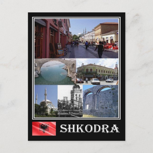 Carte Postale Albanie - Shkodra - Mosaic - (Devant)