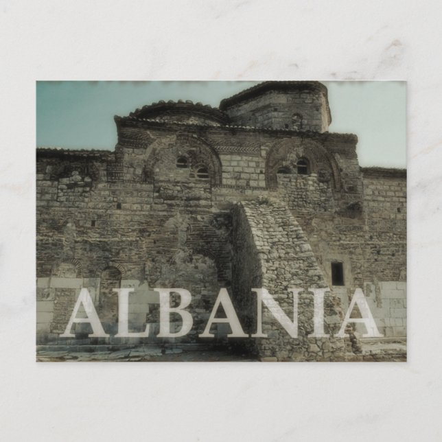 Carte Postale Albanie vintage (Devant)