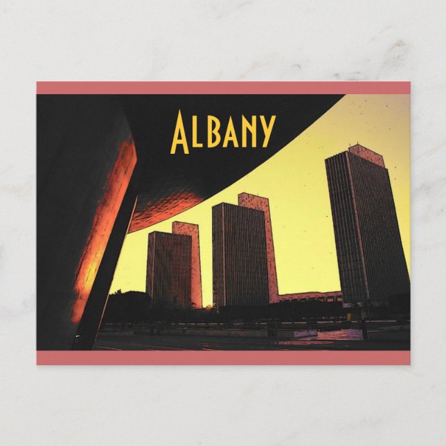 Carte postale Albany (Devant)