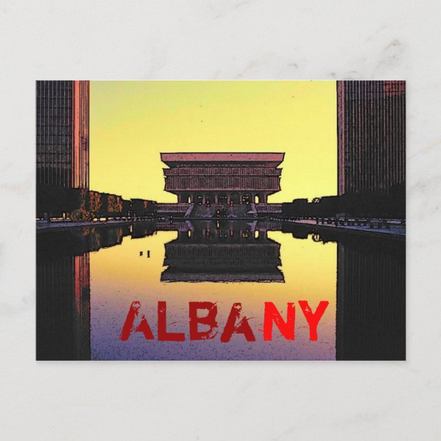 Carte postale Albany (Devant)