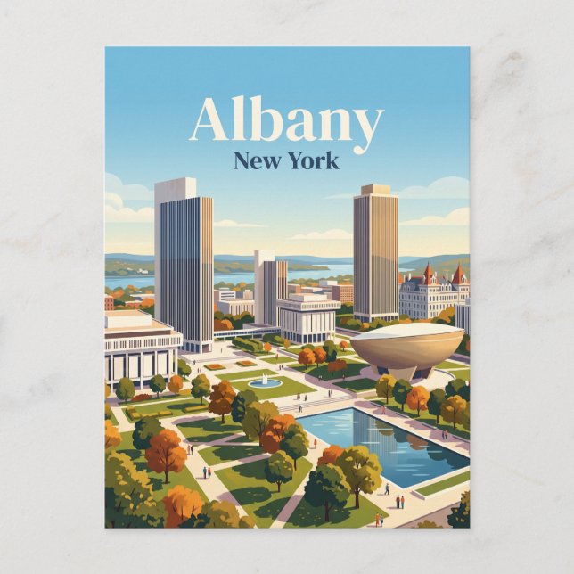 Carte Postale Albany, New York (Devant)