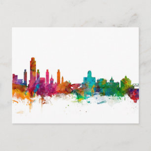 Carte Postale Albany New York Skyline