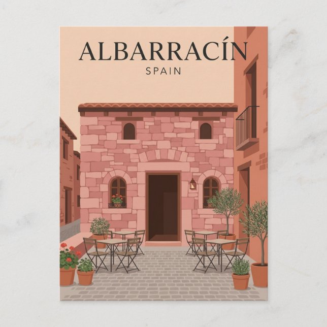 Carte Postale Albarracín Espagne (Devant)