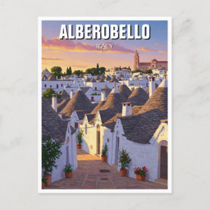 Carte Postale Alberobello Italie Trulli maisons Travel