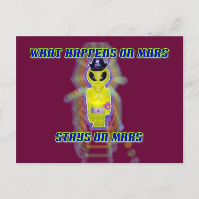 Carte Postale Albert Alien Tee (Devant)