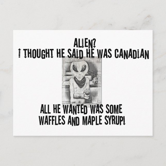 Carte Postale Albert Alien Tee (Devant)