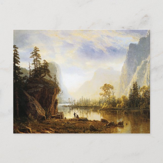 Carte Postale Albert Bierstadt Yosemite Valley (Devant)