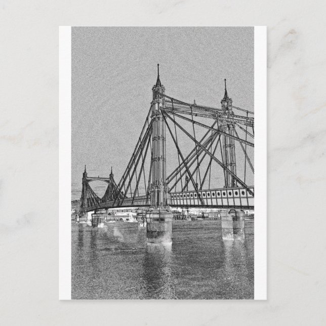 Carte Postale Albert Bridge Londres (Devant)